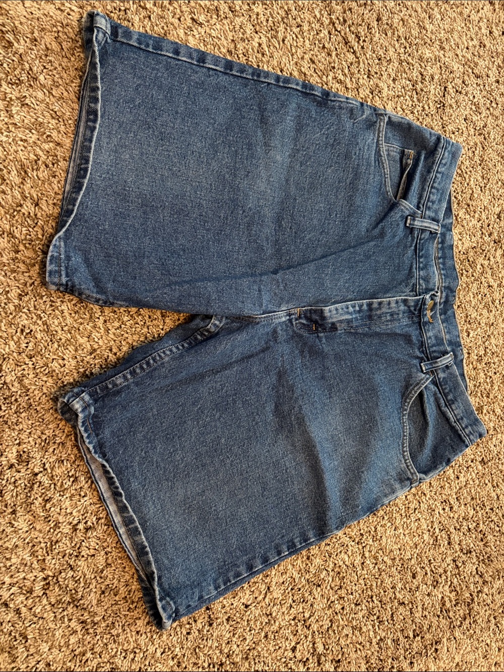 Wrangler Men's Blue Denim Jean Shorts